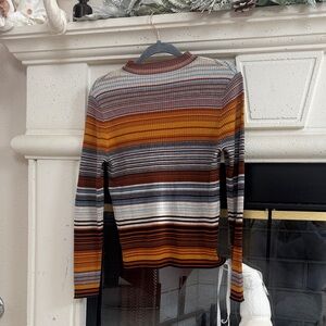 Men's Multicolor Striped Crewneck Sweater